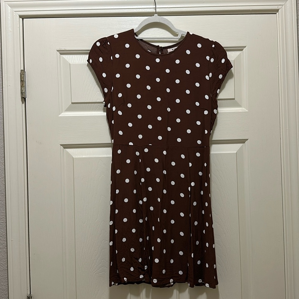 Mi Ami Polka Dot Mini Dress